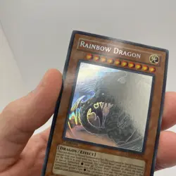 Yugioh Rainbow Dragon TAEV-EN006 Ghost Rare 1st Ed - Image 2