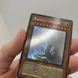 Yugioh Rainbow Dragon TAEV-EN006 Ghost Rare 1st Ed - Image 3