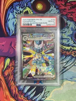 2025 POKEMON PRISMATIC EVOLUTIONS SPECIAL ILLUSTRATION RARE DRAGAPULT EX PSA 10 - Image 1