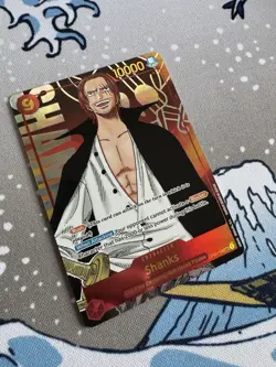 Shanks Secret Rare Alt Art Parallel OP01-120 One Piece Romance Dawn NM - Image 2