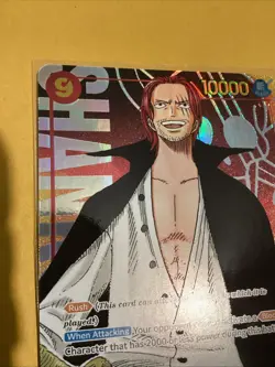 Shanks Secret Rare Alt Art Parallel OP01-120 One Piece Romance Dawn NM - Image 2