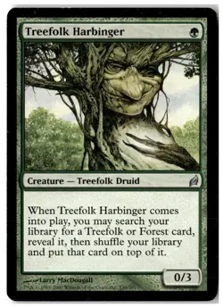 MTG Treefolk Harbinger - Lorwyn Moderately Played English - Image 1