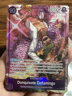 One Piece TCG Donquixote Doflamingo OP14-069 SR Alt Art Azure Sea's Seven NM/M - Image 3