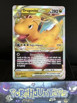 Pokemon Card Dragonite VSTAR 050/078 Pokemon GO Half Art Rare Near Mint - Image 1