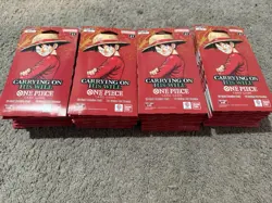 One Piece TCG Carrying On His Will Sleeved Booster Pack OP-13 English Lot Of 40 - Image 1