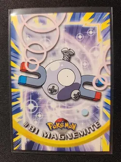 2000 Topps Pokemon TV Animation Edition Series 2 Italian Magnemite #81 *NM-MT* - Image 1