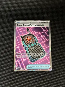 POKEMON - 263/217 TEAM ROCKETS TRANSCEIVER - ASCENDED HEROES - PACK FRESH - Image 1