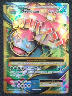 M MEGA VENUSAUR EX 100/108 - POKEMON XY EVOLUTIONS SECRET RARE FULL ART CARD - Image 1