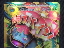 M MEGA VENUSAUR EX 100/108 - POKEMON XY EVOLUTIONS SECRET RARE FULL ART CARD - Image 2