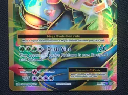 M MEGA VENUSAUR EX 100/108 - POKEMON XY EVOLUTIONS SECRET RARE FULL ART CARD - Image 3