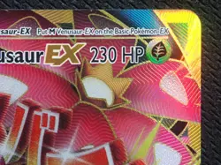 M MEGA VENUSAUR EX 100/108 - POKEMON XY EVOLUTIONS SECRET RARE FULL ART CARD - Image 5