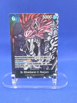 One Piece Carrying On His Will St Ethanbaron V Nusjuro OP13-080 Alternate Art NM - Image 1