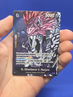 One Piece Carrying On His Will St Ethanbaron V Nusjuro OP13-080 Alternate Art NM - Image 2