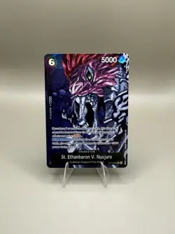 One Piece CCG TCG St. Ethanbaron V. Nusjuro Alternate Art Leader OP13-080 NM - Image 1