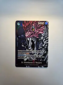 One Piece Carrying On His Will St Ethanbaron V Nusjuro OP13-080 Alternate Art NM - Image 1