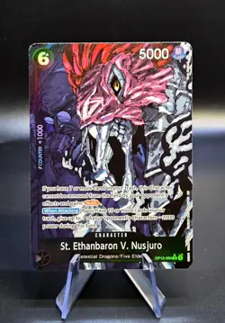 One Piece OP13-080 St. Ethanbaron V. Nusjuro Alternate Art NM English - Image 1