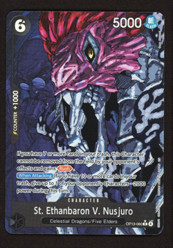 St. Ethanbaron V. Nusjuro OP13-080 Alternate Art Elder One Piece OP13 English NM - Image 1