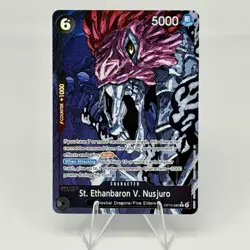 One Piece CCG TCG St. Ethanbaron V. Nusjuro Alternate Art Leader OP13-080 NM - Image 1