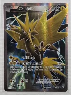 Pokemon TCG Zapdos 29/83 Generations Full Art Ultra Rare -NM - Image 2