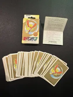 Pokemon Playing Cards Poker Deck Gold Ho-oh 1999 Nintendo Vintage - Image 1