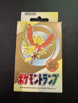 Pokemon Playing Cards Poker Deck Gold Ho-oh 1999 Nintendo Vintage - Image 2