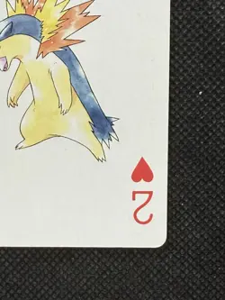 Pokemon Typhlosion 2 of Hearts Gold Deck Ho-oh Playing Card Poker Nintendo EX - Image 4
