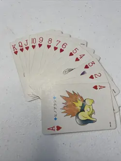Pokemon Poker Playing Cards Decks Gold Ho-oh Nintendo 1999 Condition Excellent - Image 5