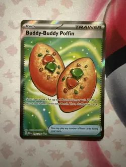 Pokemon TCG Rare Candy Buddy Poffin 167/132 Trainer Mega EVO - Image 1