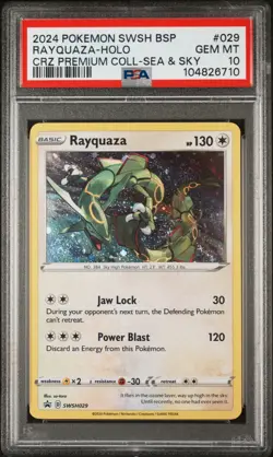 Pokemon Rayquaza SWSH029 SWSH: Sword & Shield Promo Cards Holo - Image 1