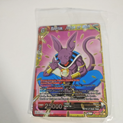 Beerus, Judge of Ruin BT21-143 SR - Dragon Ball Super Card Game - SEALED - Image 1