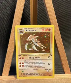 Kabutops - 9/62 - Pokemon Fossil 1st Edition Holo Rare Card WOTC LP+ - Image 1
