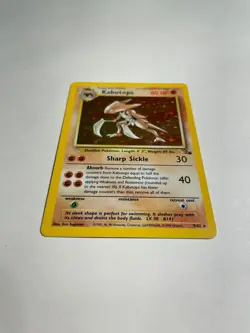 Pokemon Fossil - Kabutops 9/62 LP WoTC HOLO Card Base Set/Jungle/1999 Rare - Image 2