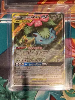 Pokemon TCG | Venusaur & Snivy Tag Team GX SM229 | MINT CONDITION - Image 1