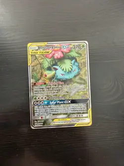 Pokemon TCG: Venusaur & Snivy GX Tag Team SM229 Black Star Promo [Near Mint] - Image 1