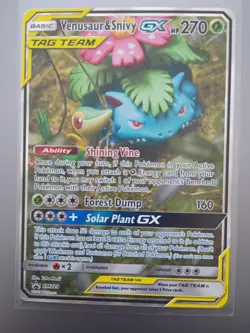 Pokemon TCG Venusaur & Snivy GX SM229 Sm Holo TAG TEAM MINT 💎💎💎 - Image 1