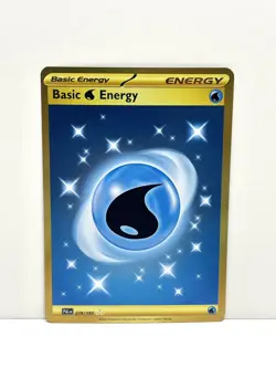 Pokemon TCG Basic Water Energy 279/193 - Hyper Rare SV02: Paldea Evolved NM - Image 1
