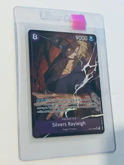 One Piece OP13-066 SR Alt Art Silvers Rayleigh TSG Carrying On His Will English - Image 3
