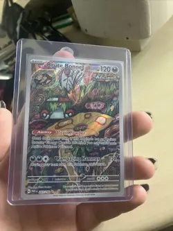 Pokemon TCG Brute Bonnet Illustration Rare Card 207/182 Paradox Rift - Image 1