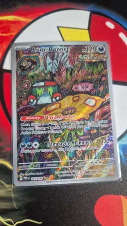 Pokemon Card Brute Bonnet 207/182 Paradox Rift Illustration Rare Near Mint - Image 1