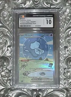 Mew Ex 232/091 - Paldean Fates - "Bubble Mew" PSA 10 GEM MT - Pokemon TCG - Image 1