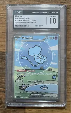 Mew Ex 232/091 - Paldean Fates - "Bubble Mew" PSA 10 GEM MT - Pokemon TCG - Image 3