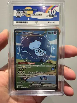 Mew Ex 232/091 “Bubble Mew” Special Illustration Rare Pokemon TCG - ACE 10 - Image 1