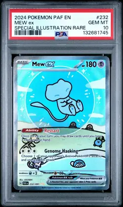 Mew Ex 232/091 - Paldean Fates - "Bubble Mew" PSA 10 GEM MT - Pokemon TCG - Image 3