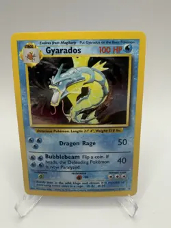 Gyarados - 6/102 - Holo Rare - Base Set Unlimted - Pokemon Card WoTC - Image 1