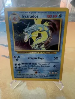 Gyarados - 6/102 - Holo Rare - Base Set Unlimted - Pokemon Card WoTC - Image 1