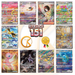 Pokemon Cards 151 Set ALL EX/AR/SAR/UR/Full Art/SR/Gold Cards Japanese PREORDER - Image 1