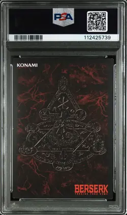 2004 BERSERK TRADING CARD GAME VOL.2 PARALLEL #46 A DREAM OF PEACE PSA 7 - Image 2