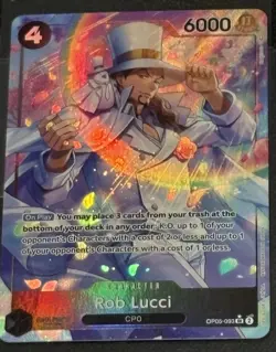 Rob Lucci OP05-093 SR ALT ART Awakening of the new Era NM One Piece TCG - Image 1