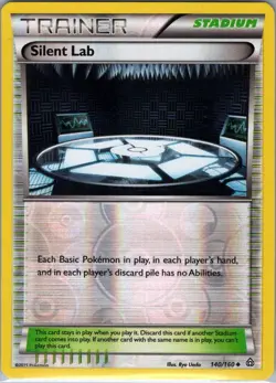Silent Lab 140/160 Reverse Holo XY - Primal Clash - Pokemon Card - NM - Image 1