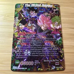 The Wicked Saiyans BT15-153 SCR Secret Rare Dragon Ball Super Card Game ~ Bend ~ - Image 1